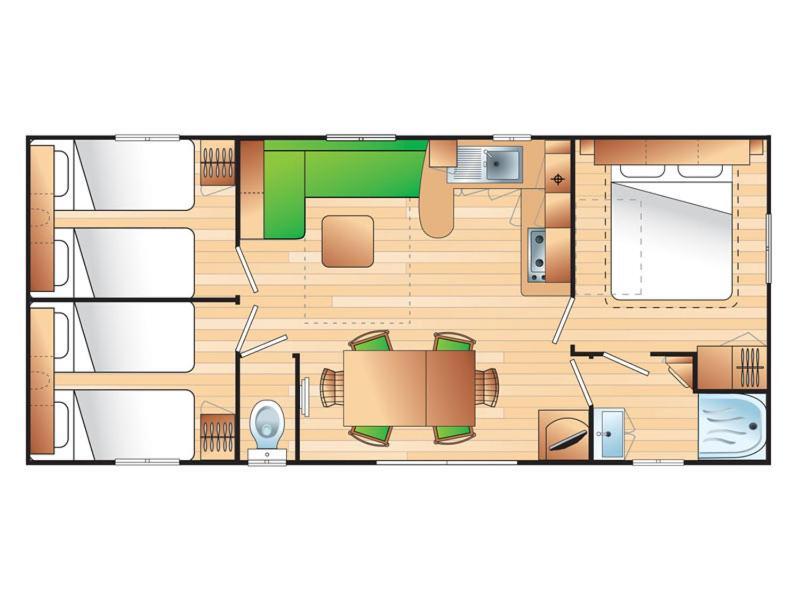Mobile Home Tout Confort Alexandre 라 로크 당 테롱 외부 사진